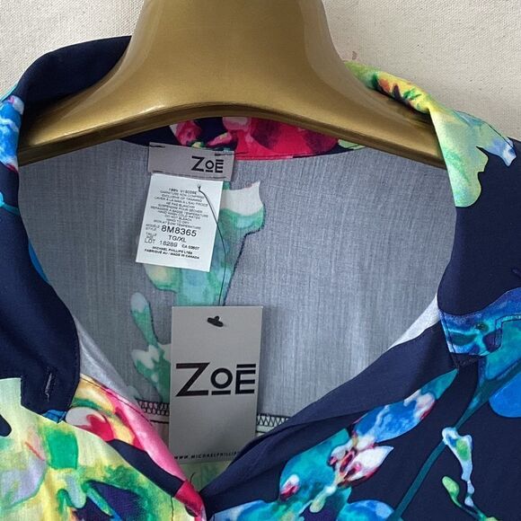 Zoe NWT long sleeve XL woman’s top tunic - Picture 10 of 11